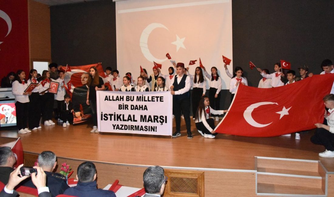 ISPARTA'nın Eğirdir ilçesinde 12 Mart İstiklal Marşı'nın Kabulü ve Mehmet