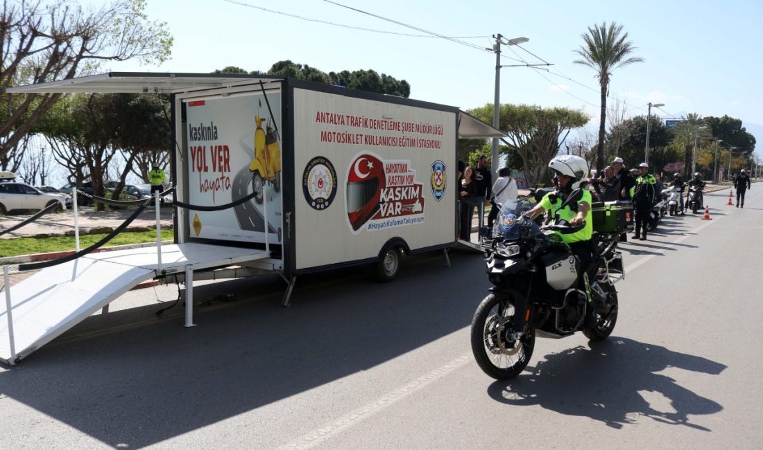 Antalya Emniyet Müdürlüğü Trafik Denetleme Şube Müdürlüğü ekipleri tarafından özel